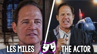 Actor Les Miles performs 3 classic movie scenes