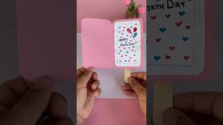 Ice Cream Birthday Card DIY 🍦🎂💌 #shorts