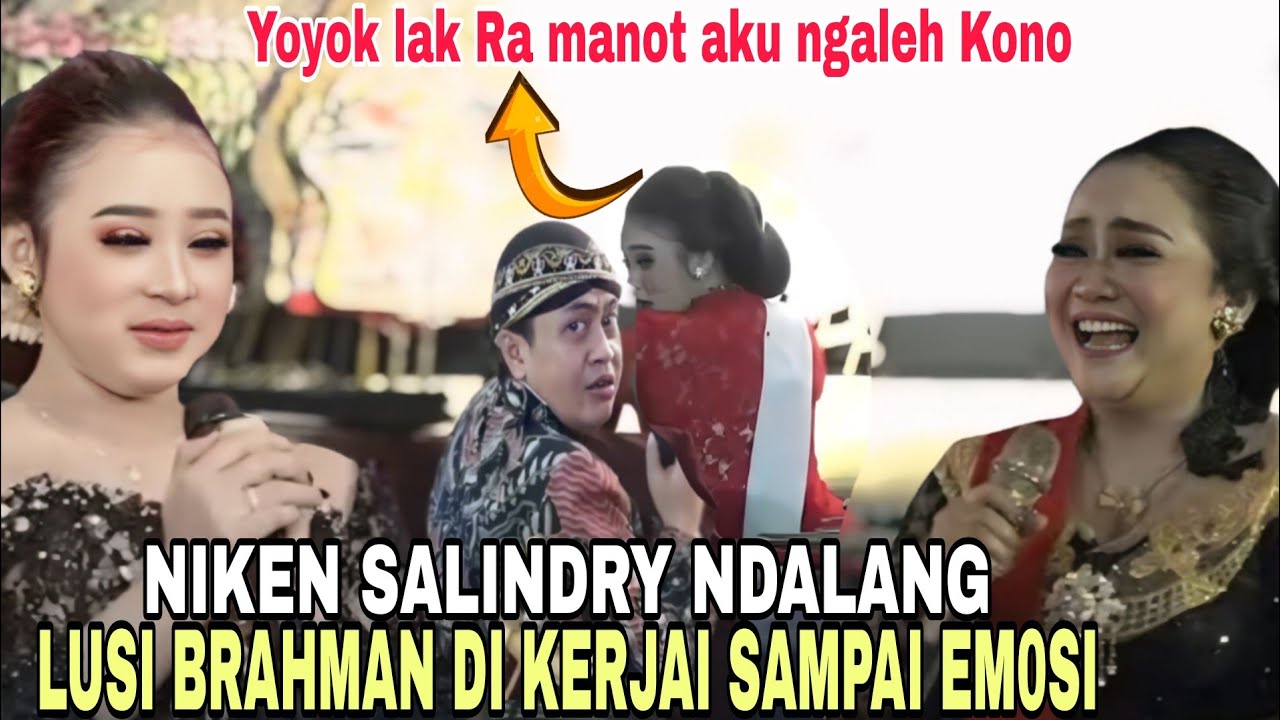 Niken salindry membuat sinden Lusi brahman emosi berat.. || Dalang Cahyo Kuntadi terbaru 2026