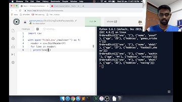 Crash Course Python - Part 7 | Reading Writing CSV using Python CSV module | yusy4code