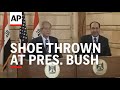 Shoe Thrown at Pres. Bush - 2008 | Today In History | 14 Dec 18