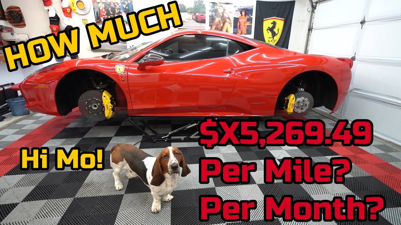 How Much My Ferrari 458 Cost In 1 Year?