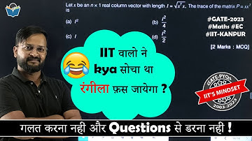 Lec 01 Engineering Mathematics GATE-2023 ECE | Linear Algebra #gate-2023pyq