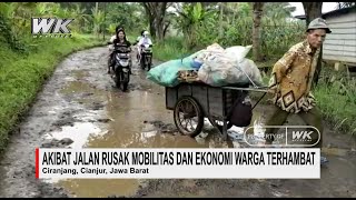 Akibat Jalan Rusak Mobilitas Dan Ekonomi Warga Terhambat - Wa Kucir 