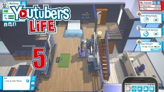 Let's Play Youtubers Life Episode 5: Apartment In The Sky - #YoutubersLife Gameplay