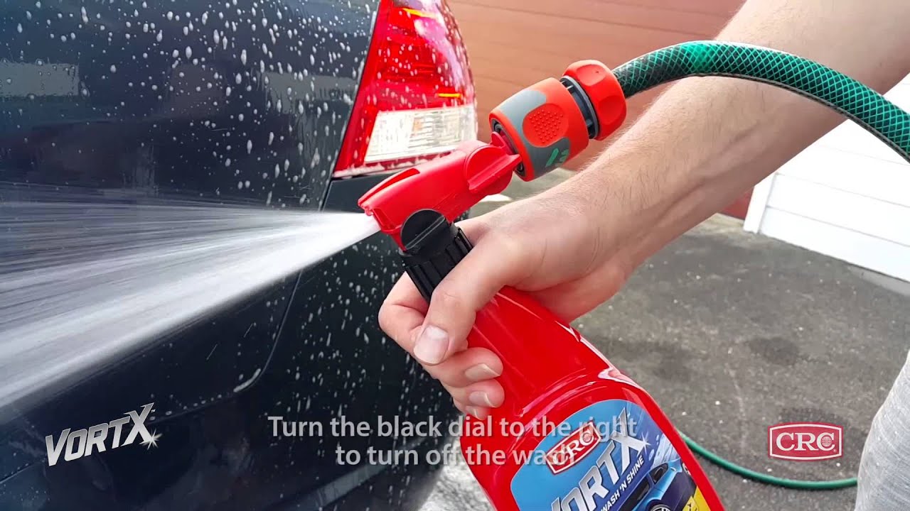 CRC VortX Easy On Wash 'N Shine Hose Car Wash Sprayer YouTube