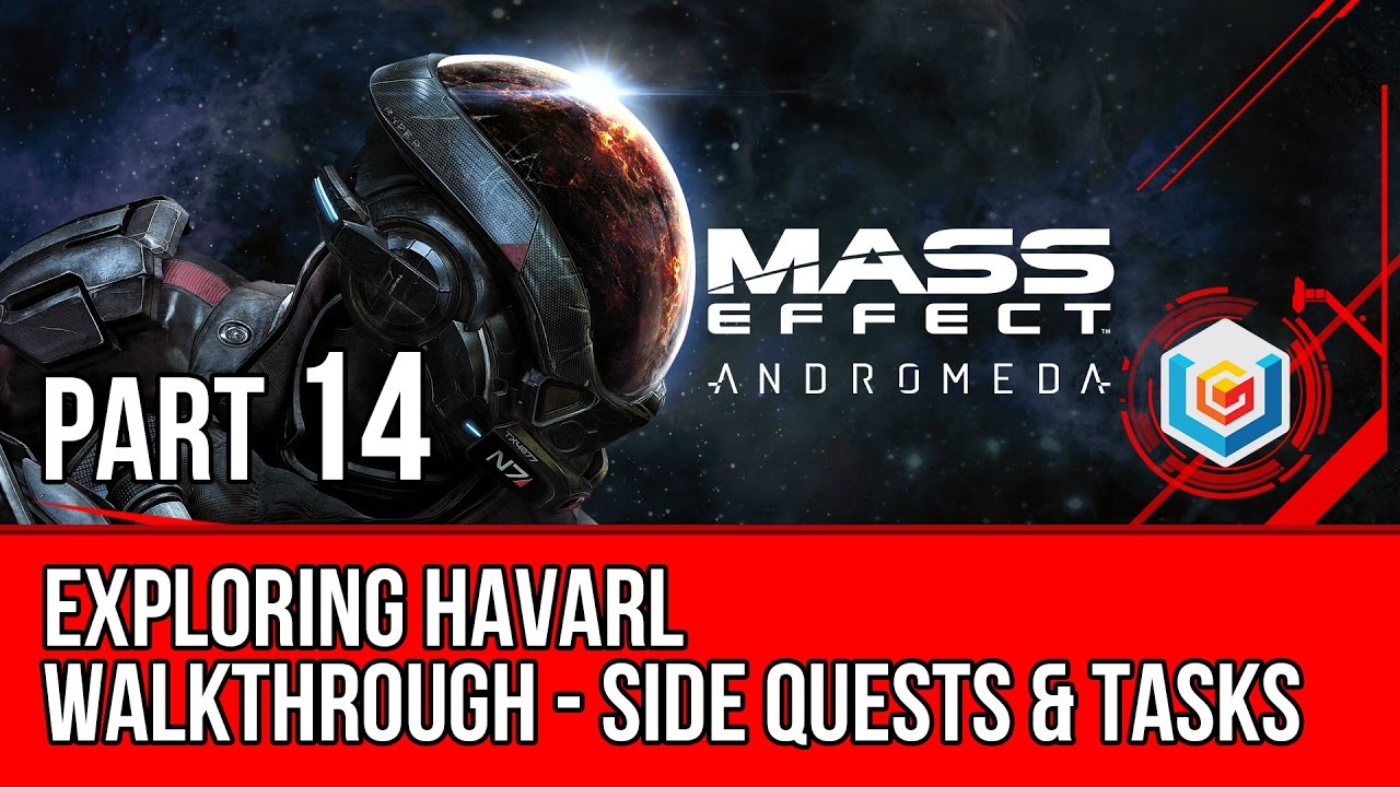 MASS EFFECT ANDROMEDA Walkthrough Gameplay Part 14 - Exploring Havarl (Mass Effect 4)