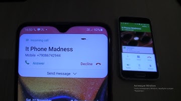 Over the Horizon Incoming call & Outgoing call at the Same Time Samsung Galaxy s5 mini+A10