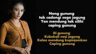 Caping Gunung - Lirik dan artinya