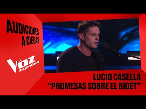 Lucio Casella - "Promesas sobre el bidet" - Blind Auditions - The Voice Argentina 2025