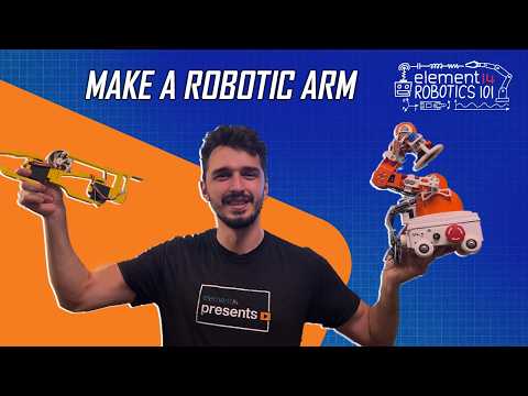 Robotics 101 - Watch Me Make my own Robotic Arm - Ep. 3