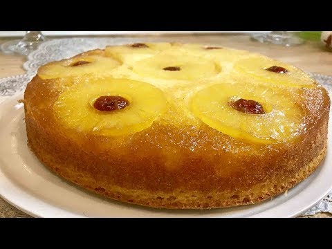 gâteau-renversé-à-l'ananas-caramélisé
