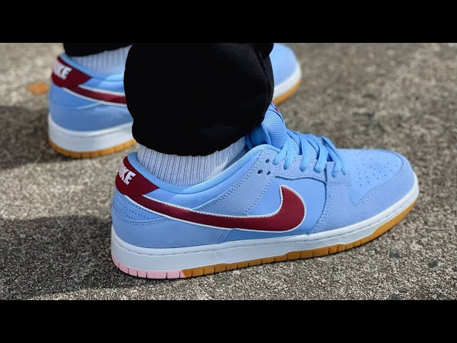 NEXT UP! Nike SB Dunk Low PHILLIES On Foot Review - YouTube
