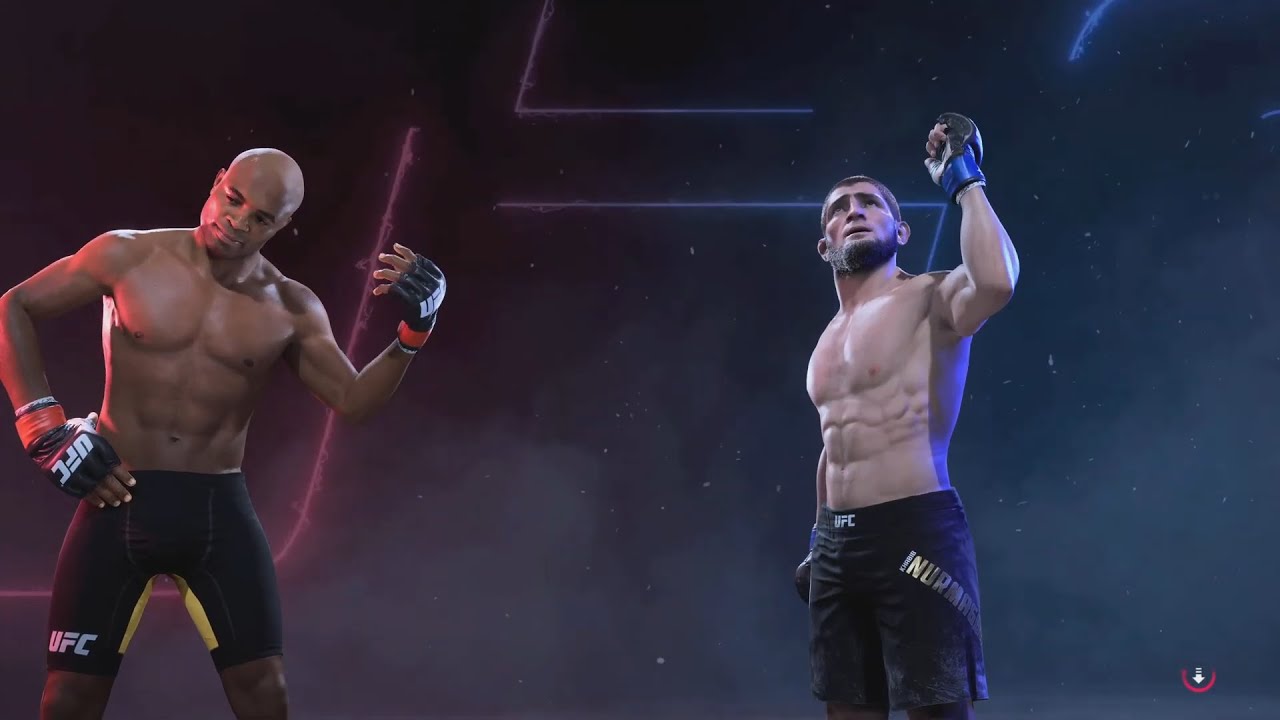 Anderson Silva vs Prime Khabib - CPU vs CPU - UFC 5