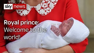 Here he is! New royal baby boy meets the world