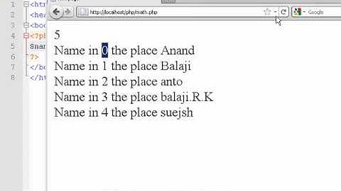 php tutorials in Tamil part - 16 Associative Arrays
