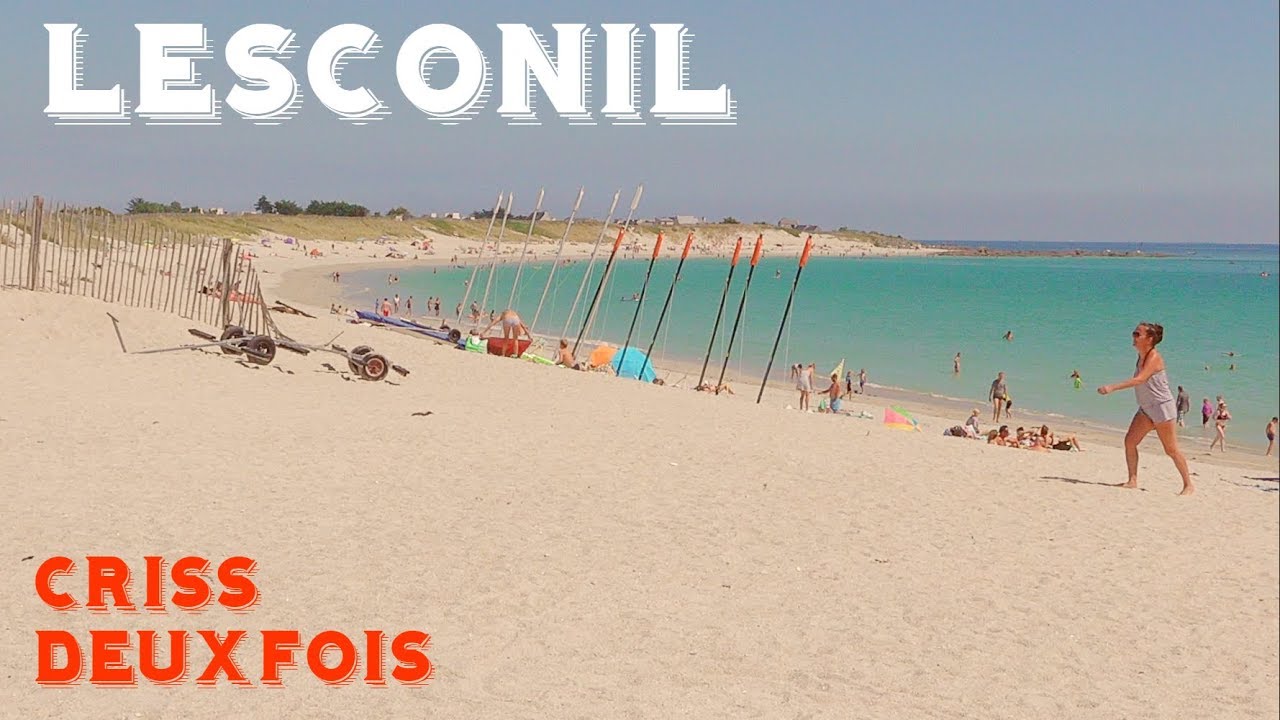 Plage Des Sables Blancs Plobannalec Lesconil Finistère Bretagne France