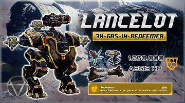 1,230,000 Aegis HP (3X G.A.S + Paladin) ULTIMATE Lancelot – Mk3 Gameplay | War Robots