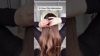 3 ways to wear a mini claw clip