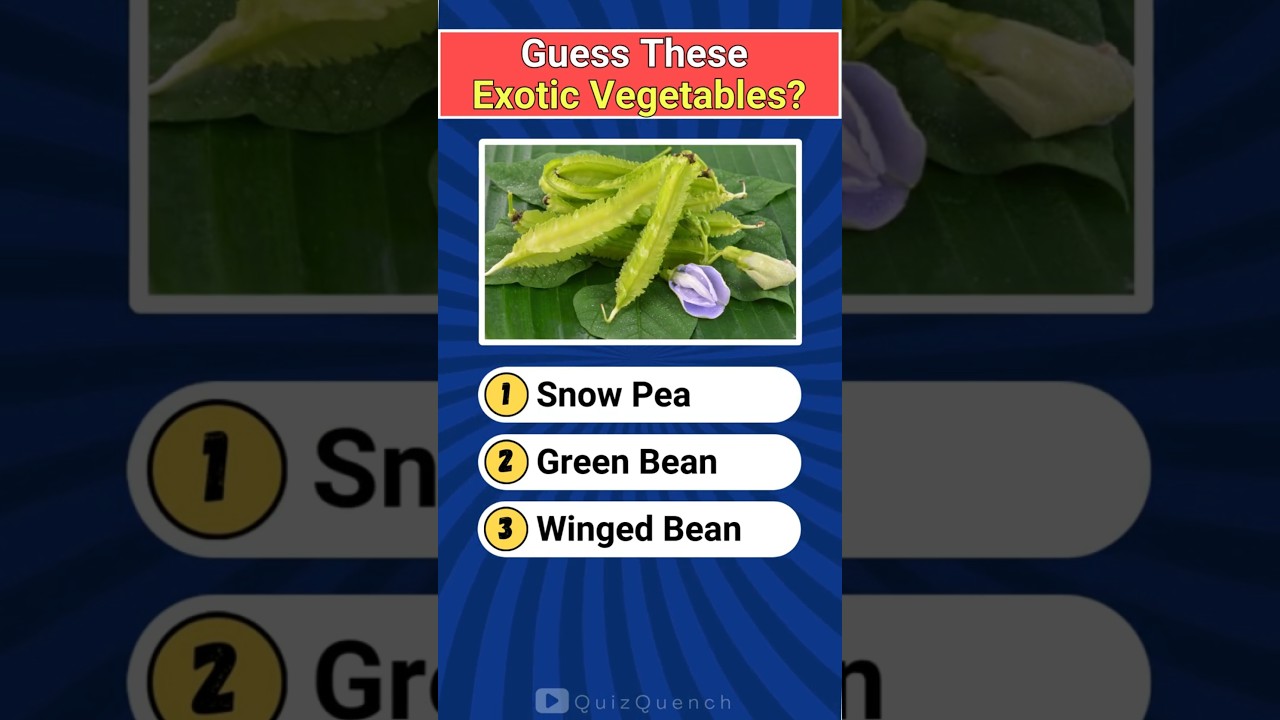 Can You Guess These Exotic Vegetables? 🌿