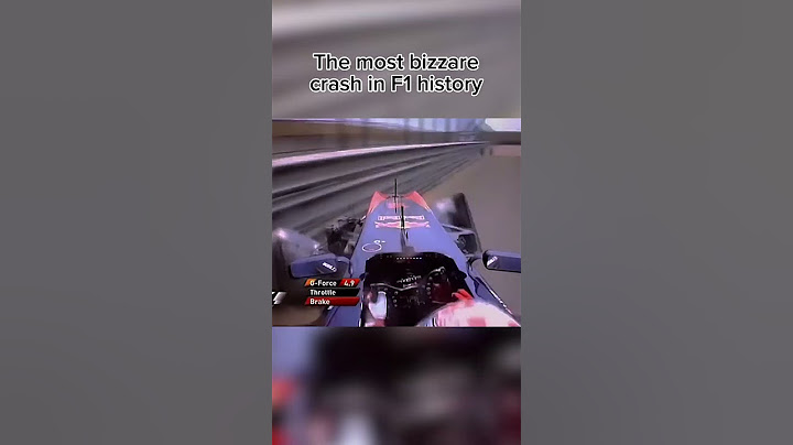 The most bizarre crash in F1 history #formula1 #f1 #redbull #motorsport