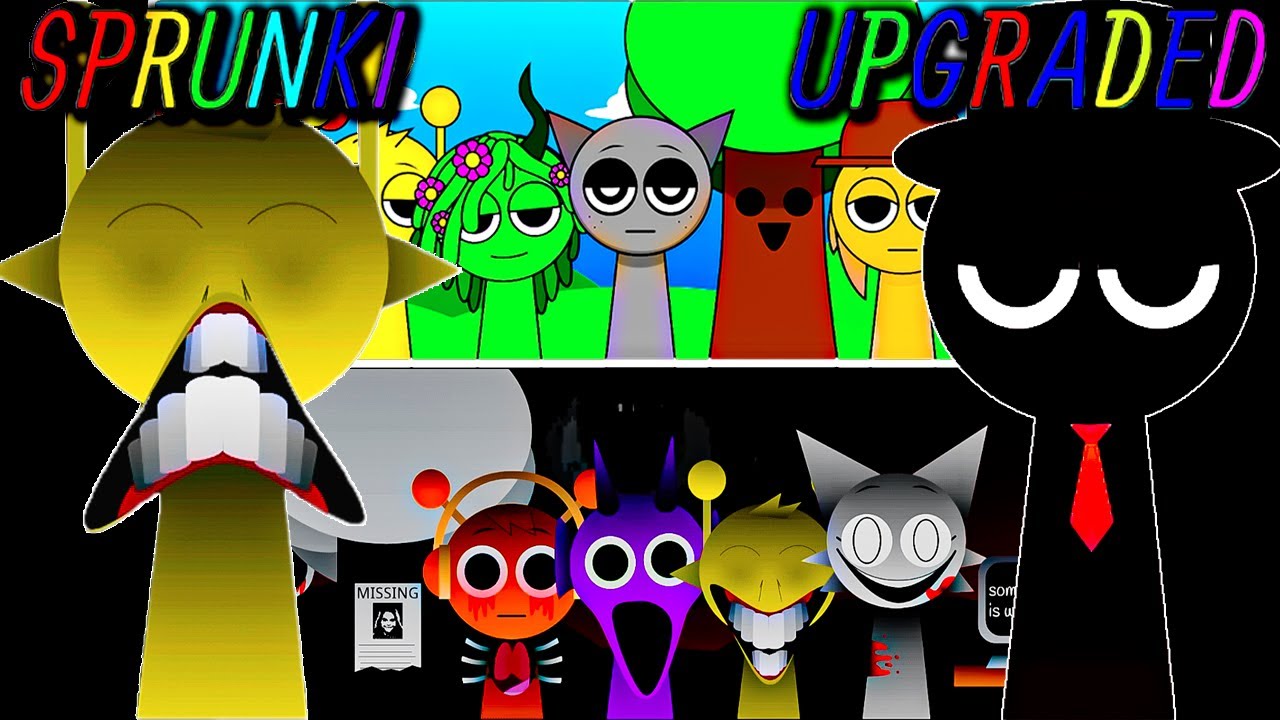 МУЗЫКАЛЬНЫЕ СПРУНКИ ▬[ Sprunki Upgraded ]▬ Indie Horror Game ▬ MUSIC GAME ▬ Incredibox Sprunki