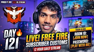 irl stream Playing FREEFIRE Custom in PC with subscribers Nonstop 12 hour daily. Day121 screenshot 5