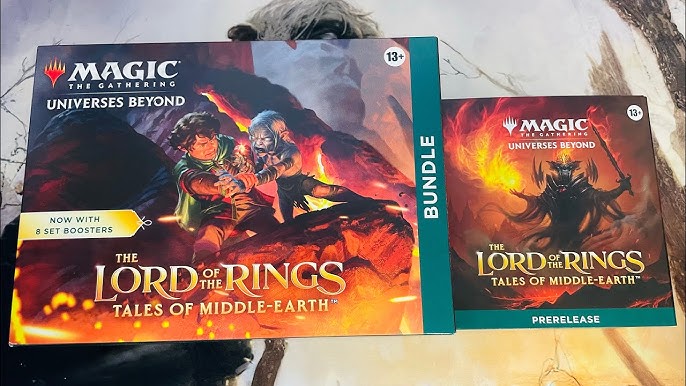 Magic: The Gathering Lord of the Rings Tales of Middle-Earth Bundle Gift  Edition - 8 Set Boosters