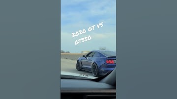 2020 GT vs GT350 (60 roll)