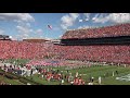 USA National Anthem and F-16 flyover at LSU vs Auburn