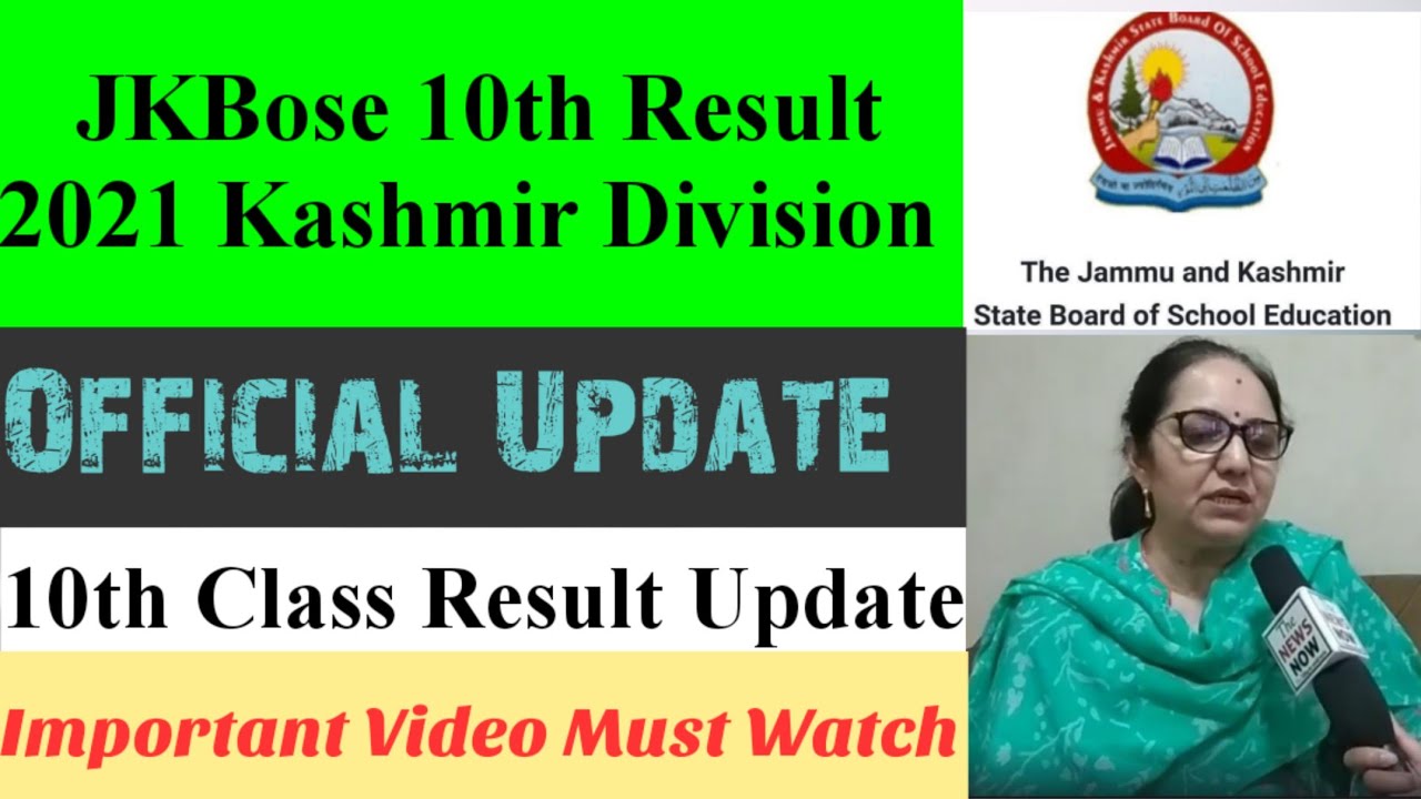 JKBOSE 10th Class Result Update Official Update With Proof