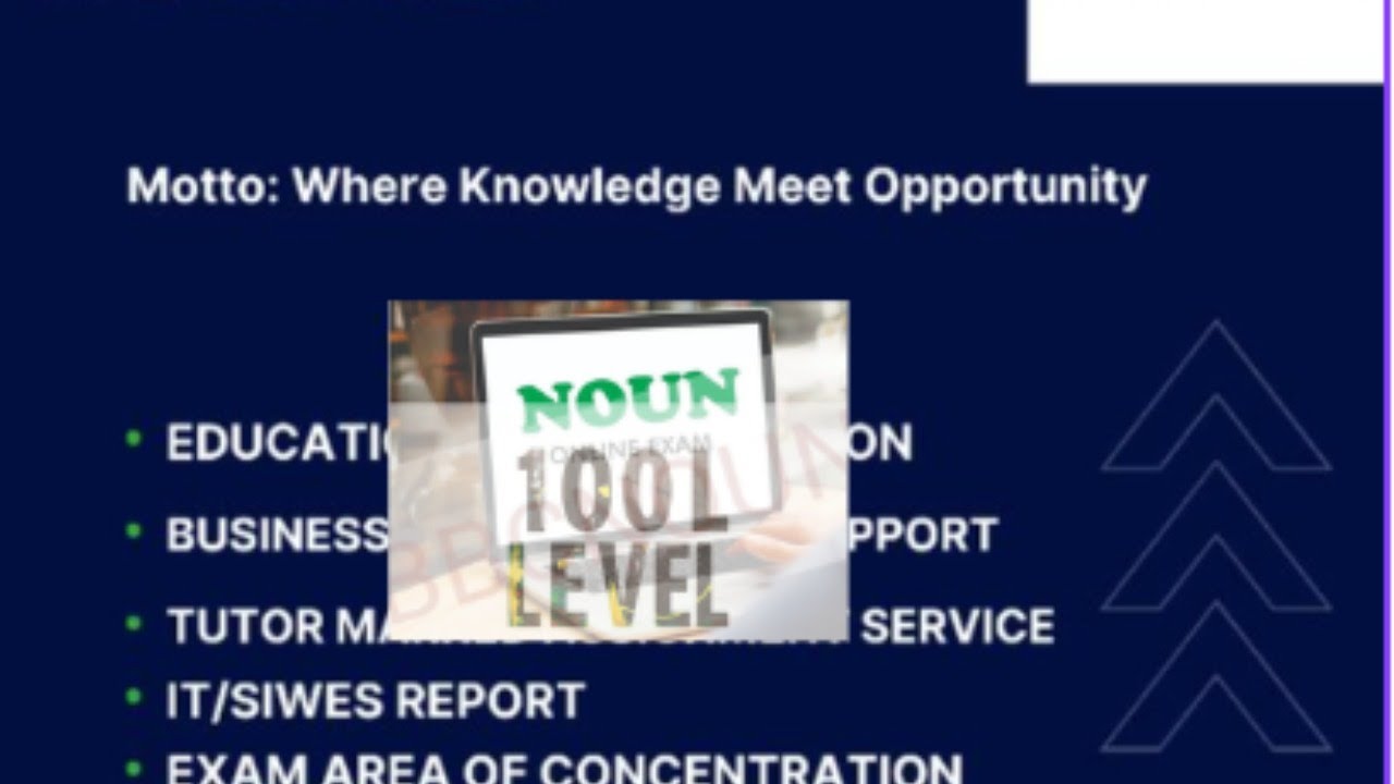 NOU 107 CLASS (E-EXAM LECTURE)