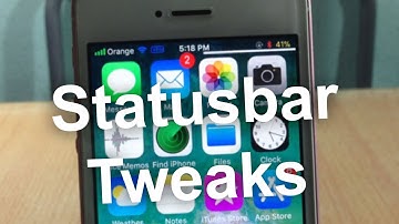 5 Statusbar Tweaks for iOS 11 - 11.4.1 [PART 1]