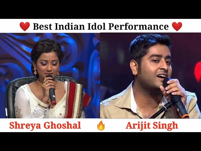 Arijit Singh and Shreya Ghoshal Live at Indian Idol | Soulful Performance | PM Music class=