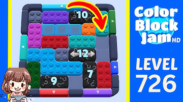 Color Block Jam Level 727 (726) Solution Walkthrough