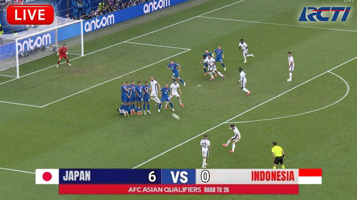 🔴 LIVE SIARAN LANGSUNG • TIMNAS INDONESIA VS JEPANG • QUALIFIERS PIALA DUNIA 2026 • Ilustrasi