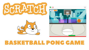 Basketball Pong Game with Scratch Coding | Lesson 9 Computer Games for students easy basic fun #Code