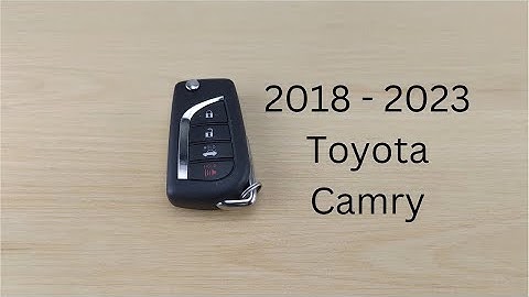 How To Replace or Change Toyota Camry Remote Key Fob Battery 2018 - 2023