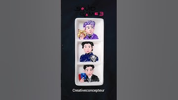 Squid Game 3 color mixing (part 5) #shorts