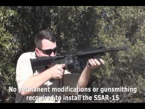 Slide Fire Solutions SSAR-15 Bump Fire Stock in Action