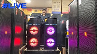 BHARAT ELECTRONICS BEST DJ SYSTEM LIVE  DOUBLE 15 INCH TOWER LIVE DJ BHARAT HOME THEATER HOME TOWER