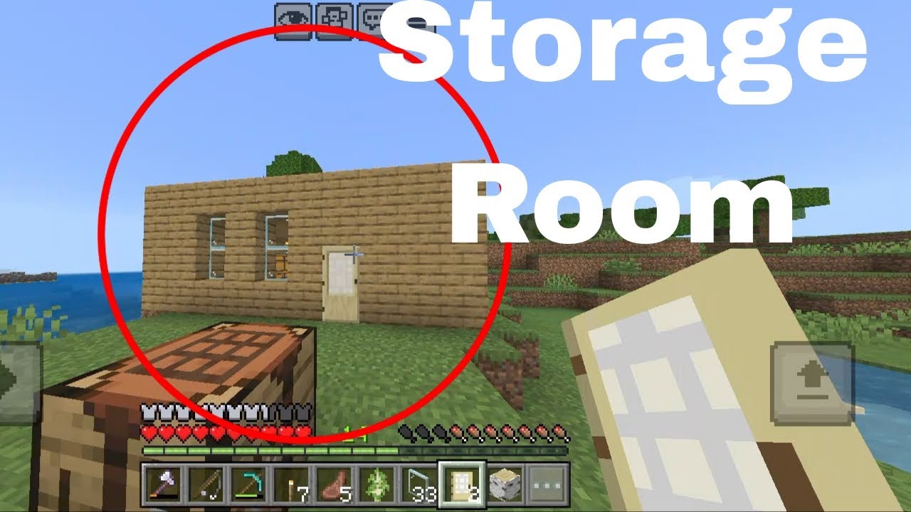 I built storage Room in Minecraft Part 23 Minecraft - YouTube
