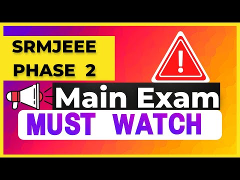 SRMJEEE 2021 Phase 2 Main Exam | Software | Cheating ? Administrator password