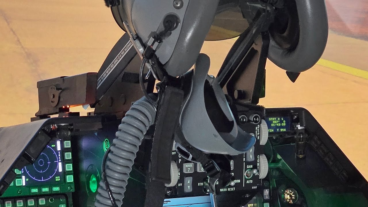 F16 Simulator Landing Gunsan AB