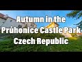 Autumn in the Průhonice Castle, 360 Video Czech Republic