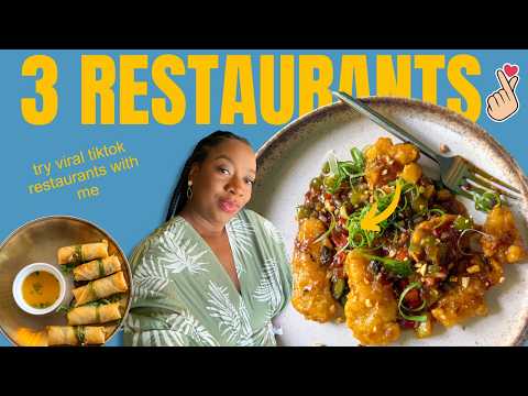 Trying Out VIRAL TIKTOK RESTAURANTS | Sisi Yemmie