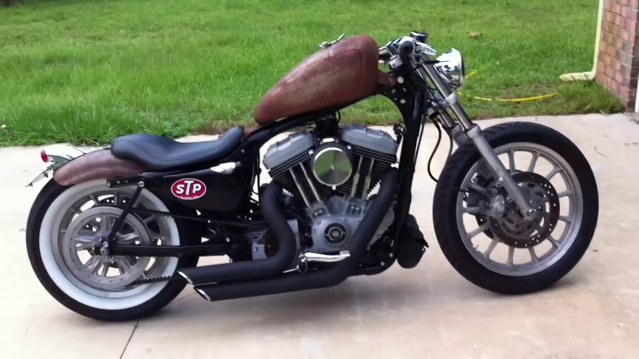 Harley Davidson Sportster  Bobber  walk around YouTube