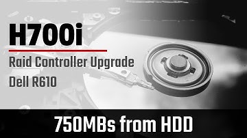 H700i for the Dell PowerEdge R610 server.