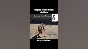 Using Real Sword Techniques - Och Guard | Half-Sword #halfsword