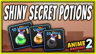 SECRET & SHINY POTION - ARE THEY WORTH IT? | Anime Warriors 2 | Update 3